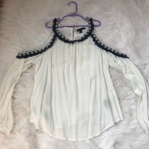 Cold shoulder blouse